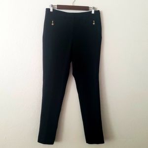Ann Klein Black Slim Straight Leg Dress Pants Sz 4